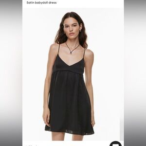 Aritzia Lover Satin Mini Dress